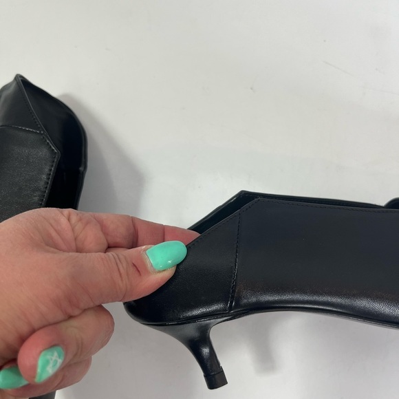 Thakoon Portuguese Elegant Black Kitten Heel Mules, NWOB, size 39/8 - Picture 12 of 13